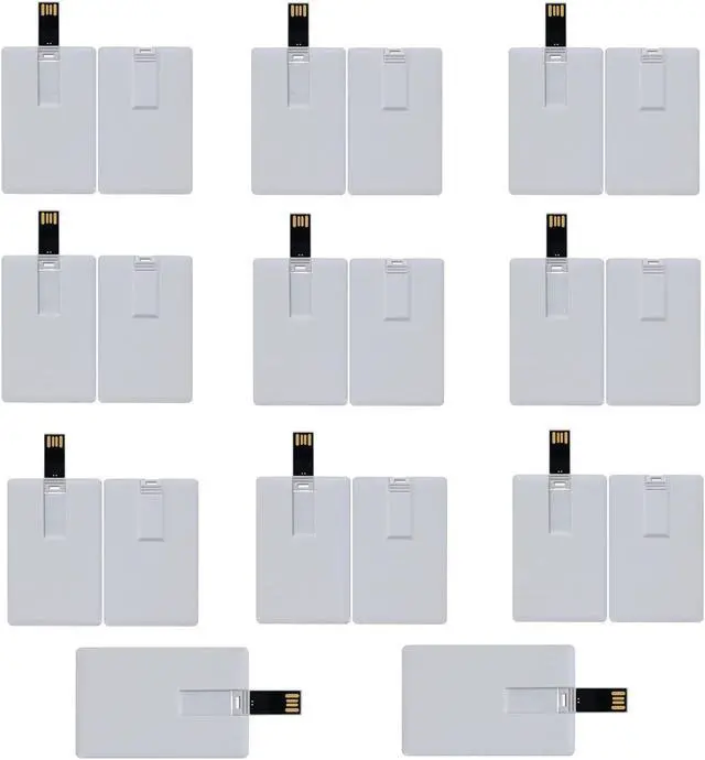 Main image of lcwamy 16GB Thumb Drive Flash Drives 25 Pack Credit Card Flash Drive Credit Card USB Drives 25 Pack Card USB Memoria USB Flash Drives (No Logo 16GB 25PCS)