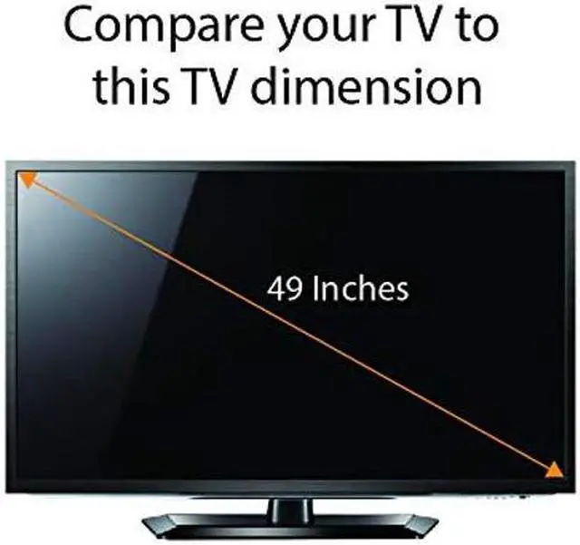 Alt view image 4 of 5 - Premium Anti Blue Light Screen Protector for 49 Inches TV. Filter Out Blue Light That Relieve Computer Eye Strain and Help You Sleep Better