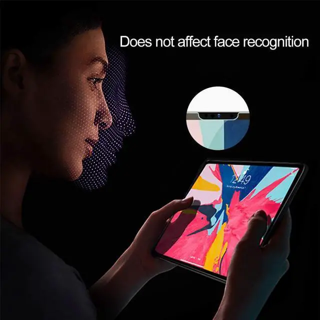 Alt view image 5 of 5 - PERFECTSIGHT Medical-grade Anti Blue Light Screen Protector for iPad Air 5 2022/ Air 4 2020 10.9"/ iPad Pro 11 Inch (2021/2020/2018 Model) Eye Care Anti Glare 9H Anti Radiation Tempered Glass [1 Pack]