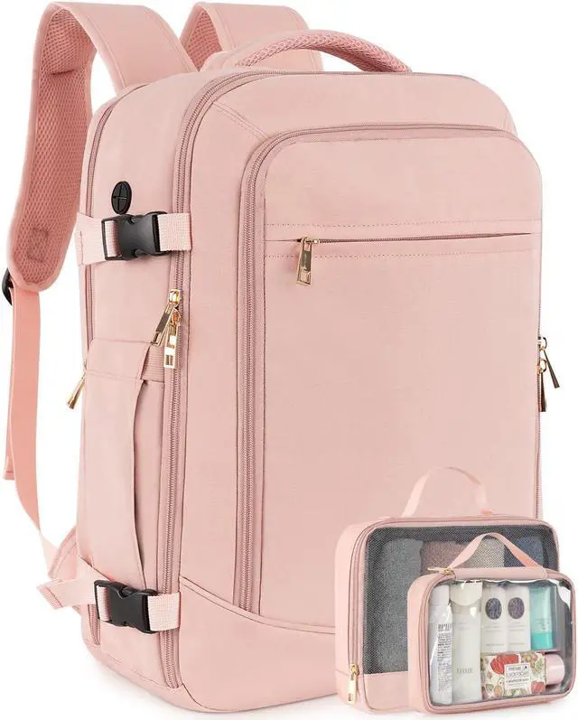 Alt view image 2 of 5 - FALARK INC Carry on Travel Backpack, Large Flight Approved Traveling Backpack 40L +35L