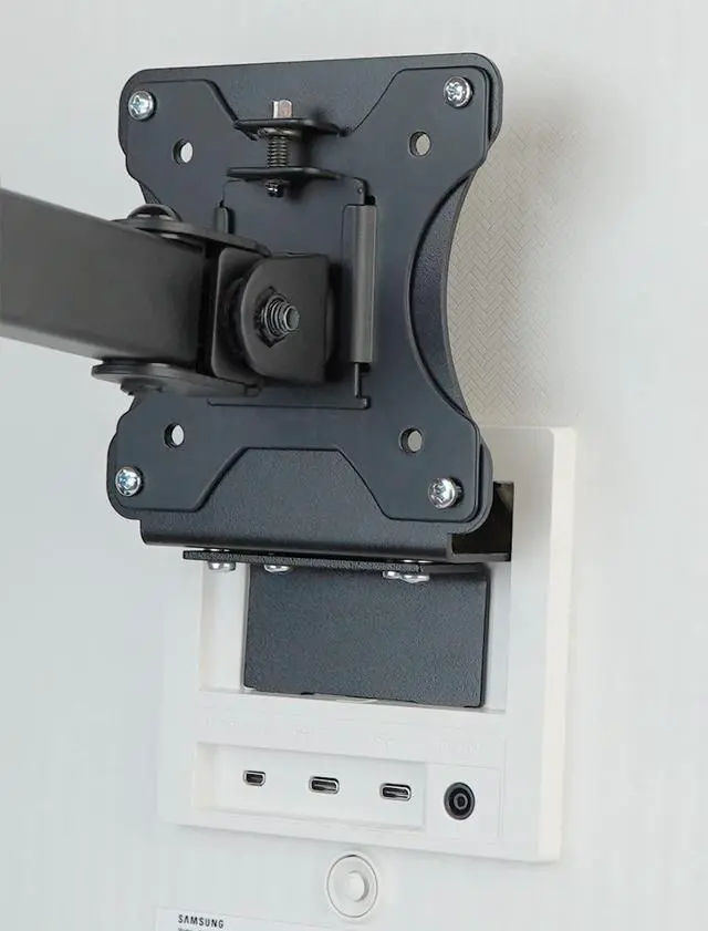 Alt view image 2 of 5 - Gladiator Joe Monitor VESA Adapter Arm/Mount Compatible with Samsung M8 (LS32BM80PUNXGO,LS32BM80GUNXGO,LS32BM80BUNXGO,LS32BM801UNXGO)