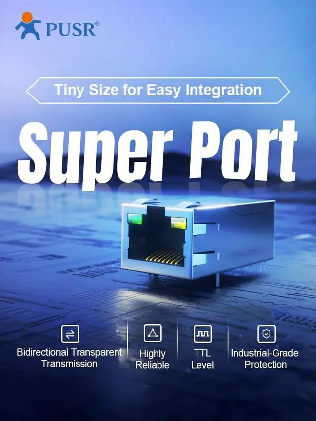 Alt view image 2 of 5 - (Price for 5 Piece) PUSR TTL to Ethernet Embedded TCP/IP Ethernet Module KPORT Modules USR-k2