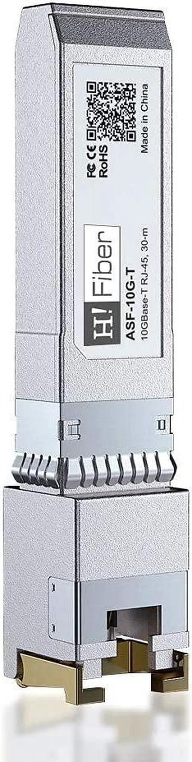 Alt view image 2 of 5 - 10GBase-T Transceiver with 2 Pack 10Gbase-SR Transceivers, Compatible for Cisco SFP-10G-T-S, Meraki MA-SFP-10G-T, MikroTik, Ubiquiti, Unifi, Netgear, D-Link, TP-Link and More