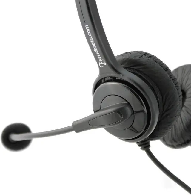 Alt view image 2 of 4 - Executive Pro Overture | Premium Dual-Ear Noise-Canceling USB Headset for Computer | Mac & PC Compatible - Skype, Teams, Zoom | Office Headset with Microphone