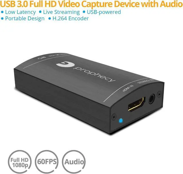 Alt view image 2 of 5 - gofanco Prophecy USB 3.0 HDMI Video Capture Device with Audio  Capture, Stream, Share Gameplay - 1080p @60Hz, Low Latency for Xbox Series, PS4, Nintendo Game Consoles, Game Capture, TAA Compliant