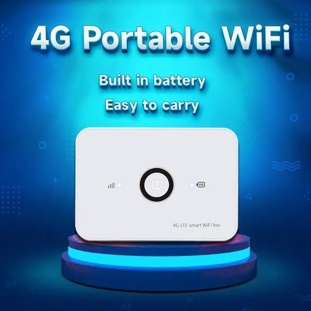 Alt view image 2 of 5 - HOSAYA MF906 4G LTE WiFi Modem with Built-in Battery Portable 4G Router with SIM Card Slot High Speed Portable Travel Hotspot Mini Router Unlocked 4G mifi...