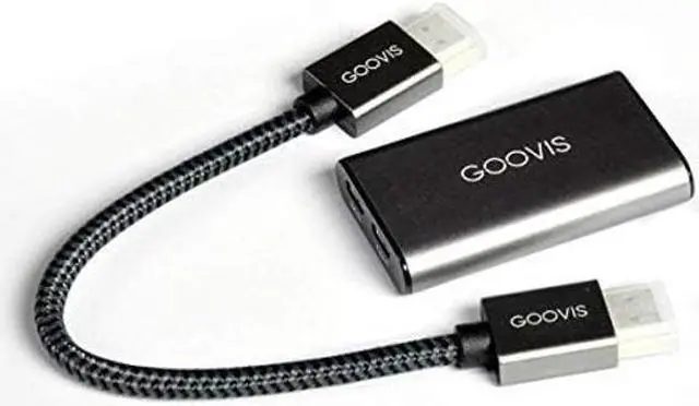 Alt view image 2 of 5 - Goovis HDMI to Type-c Adapter Young Head-Mounted Display, HD 4K Converter, USB-c Portable Video Adapter Black