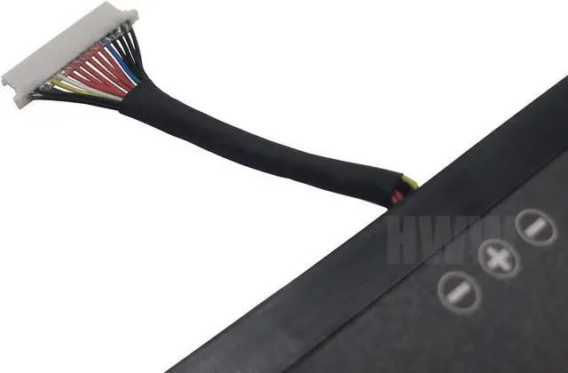 Alt view image 3 of 5 - HWW 16 Cables 14.4V 86Wh 5973mAh FM08 Battery Compatible with HP Omen 17-AN013TX 17-AN014TX 17-AN014NG 17-an008ur HSTNN-LB8A HSTNN-LB8B 922753-421 922977-855 TPN-Q195 Series