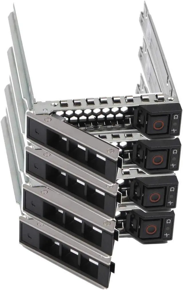 Main image of 10-Pack Hard Drive Bracket 2.5" SSD Bracket DXD9H 0DXD9H Hard Drive Tray Caddy Compatible for Dell PowerEdge 16th Generation T560 R660 R6615 R6625 R7615 R7625 R760 R760xs R860 R960 HS5610 HS5620
