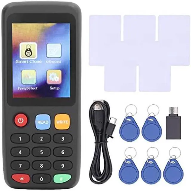 Main image of X7 NFC Card Reader,RFID Card Copier Readers Writer Duplicator for IC ID Cards,Smart Card RFID Copier ID IC Reader Writer HD Full Color Screen (5 UID Buckles 5 UID Cards)