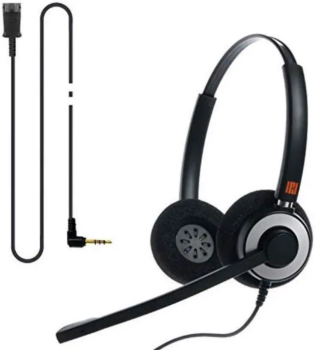 Main image of IPD IPH-165 Phone Headset with Noise Cancelling Microphone and 3.5mm Jack (4 Poles) for for Android Cell Phones,Laptop,Tablet,Apple MacBook and Other Smart Devices