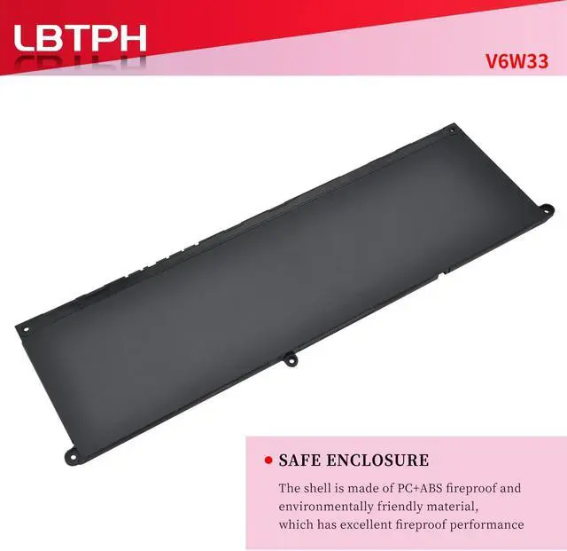 Alt view image 5 of 5 - V6W33 54Wh 15V Laptop Battery Replacement for Dell for Inspiron 3515 3511 5515 3521 3525 7415 Latitude 3320 3520 Vostro 3420 5310 5410 5510 5518 5418 5620 Series 0XDY9K 0WV3K8 0MVK11 0VKYJX 0FH3K2