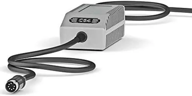 Alt view image 3 of 5 - C64 PSU Modern Gray US - Replacement Commodore 64 Power Supply, US Plug