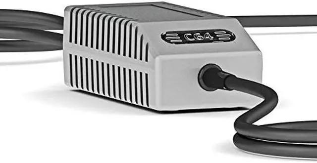 Alt view image 4 of 5 - C64 PSU Modern Gray US - Replacement Commodore 64 Power Supply, US Plug