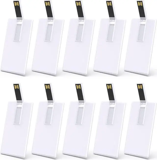 Main image of KEXIN 20 Pack 64GB USB Flash Drive Bulk USB Business Card Credit Card Bank Card Shape Flash Drive Memory Stick Key Credit USB Drives - Bulk USB Flash Drives - 64GB 20 PCS (White Card)