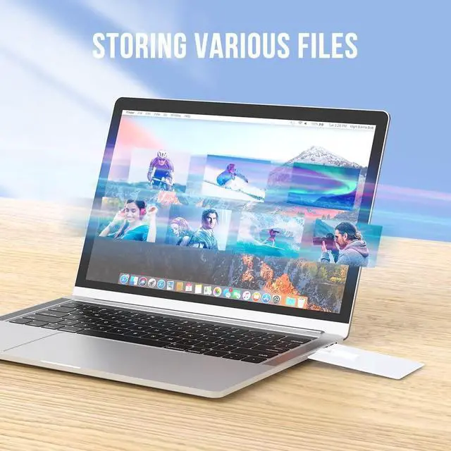 Alt view image 5 of 5 - KEXIN 20 Pack 64GB USB Flash Drive Bulk USB Business Card Credit Card Bank Card Shape Flash Drive Memory Stick Key Credit USB Drives - Bulk USB Flash Drives - 64GB 20 PCS (White Card)