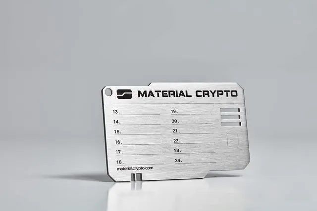 Alt view image 3 of 5 - Material Crypto DIY - Crypto Seed Storage | Indestructible Steel Cryptocurrency Wallet | Compatible with Seed Phrase, Ledger, Trezor, Bitcoin, Ethereum, Keystone