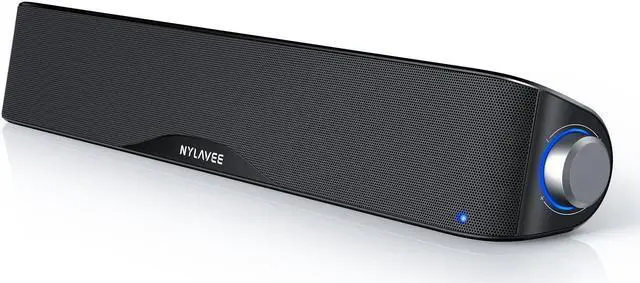 Main image of Computer Speakers, HiFi Sound Quality Computer Sound Bar, USB Powered PC Speakers, Bluetooth 5.0 and 3.5mm Aux-in Computer Speakers for Desktop, Laptops, PCs, Phones, Tablets, Xbox, Gaming Speakers