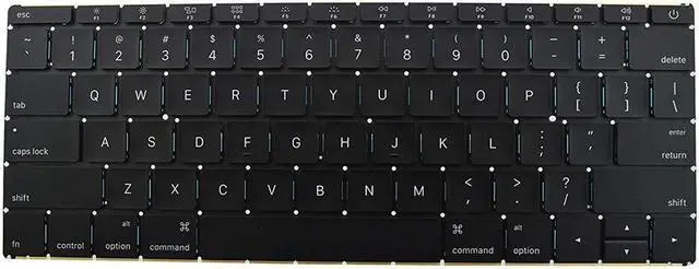 Alt view image 2 of 4 - Padarsey Replacement US Layout Keyboard Black Compatible for MacBook 12" inch A1534 MacBook9,1 MacBook10,1 Early 2016 2017 Year