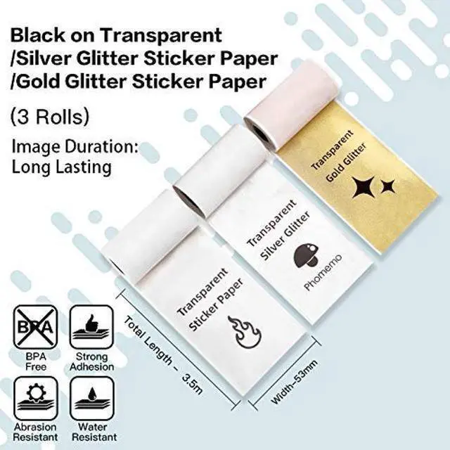 Alt view image 3 of 5 - Phomemo M02 Pocket Printer- Thermal Bluetooth Mini Phone Printer, for DIY Creation, Study Notes, Memo, List, Work Plan, Gift, Cyan