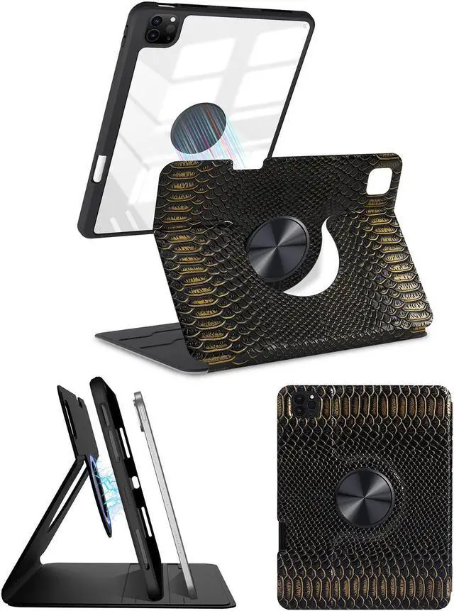 Main image of ProtUTab 10.9 inch Case Compatible with iPad Air 4/5th Gen (2020/2022 Released) Case with Pencil Holder, Detachable Case Compatible with Apple iPad Pro 11inch 4th/3rd Gen (2022/2021 Released), Black