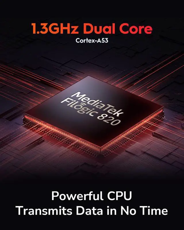 Alt view image 2 of 5 - Cudy AX3000 WiFi 6 Router  802.11ax Wireless Dual Band Gigabit Internet Router, VPN Compatible, MU-MIMO, WireGuard, Cudy Mesh Compatible WR3000