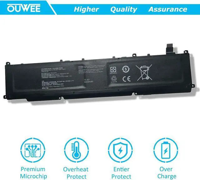 Alt view image 5 of 5 - OUWEE RC30-0370 Laptop Battery Compatible with Razer Blade RZ09-0370AE23-R3U1 RZ09-0370BEA3-R3U1 RZ09-0370CEA3-R3U1 RZ09-0427EE23-R3U1 RZ09-0427NEA3-R3U1 RZ09-0427PEA3-R3U1 Series RZ09-0370 RZ09-0427