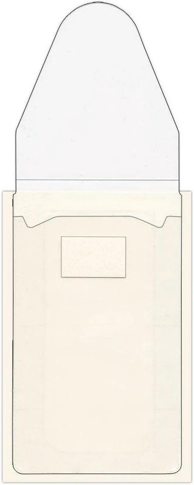 Alt view image 2 of 5 - StoreSMART(r) - USB Flash Drive Holders- Peel & Stick Strip & Resealable Flap - 100-Pack - TL10252-100