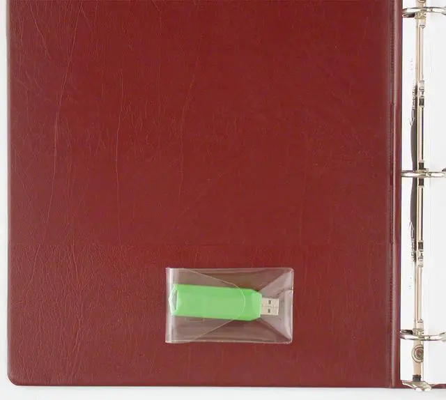 Alt view image 5 of 5 - StoreSMART(r) - USB Flash Drive Holders- Peel & Stick Strip & Resealable Flap - 100-Pack - TL10252-100