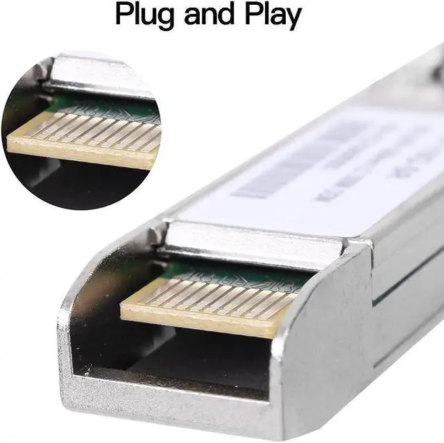 Alt view image 4 of 5 - 4Pack 10GBase-SR SFP+ Transceiver, SFP Multi-Mode LC Module, 10G 850nm MMF up to 300 Meters, Compatible with Cisco SFP-10G-SR,Meraki MA-SFP-10GB-SR,Ubiquiti UF-MM-10G,Mikrotik,Netgear,D-Link and More