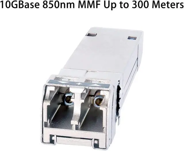 Alt view image 3 of 5 - 4Pack 10GBase-SR SFP+ Transceiver, SFP Multi-Mode LC Module, 10G 850nm MMF up to 300 Meters, Compatible with Cisco SFP-10G-SR,Meraki MA-SFP-10GB-SR,Ubiquiti UF-MM-10G,Mikrotik,Netgear,D-Link and More