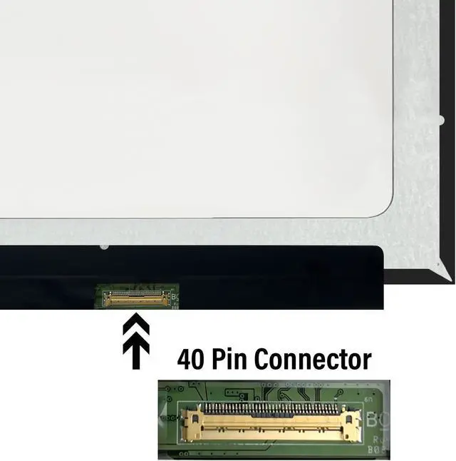 Alt view image 5 of 5 - TFTcenter NT156WHM-T03 V8.0 V8.1 LCD LED OnCell Touch Screen Replacement for Laptop 40Pins HD 1366x768 Display(Only for NT156WHM T03 not for Others) with Tape