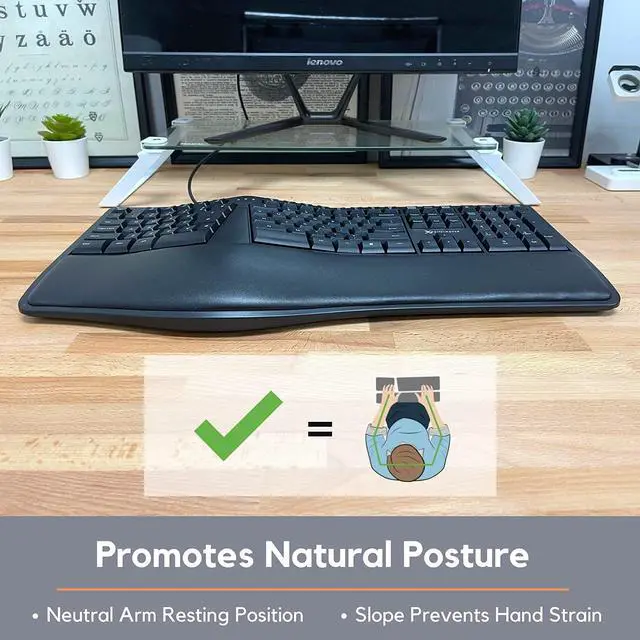 Alt view image 3 of 5 - X9 Performance Ergonomic Keyboard and Mouse, Designed for Your Comfort