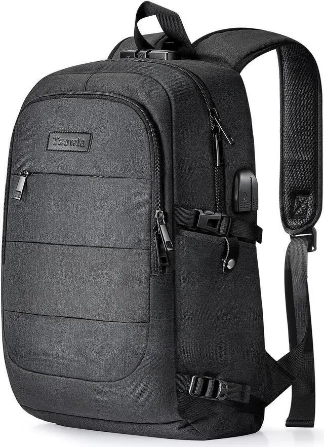 Alt view image 2 of 5 - Tzowla Laptop Backpack Canvas Backpack for men