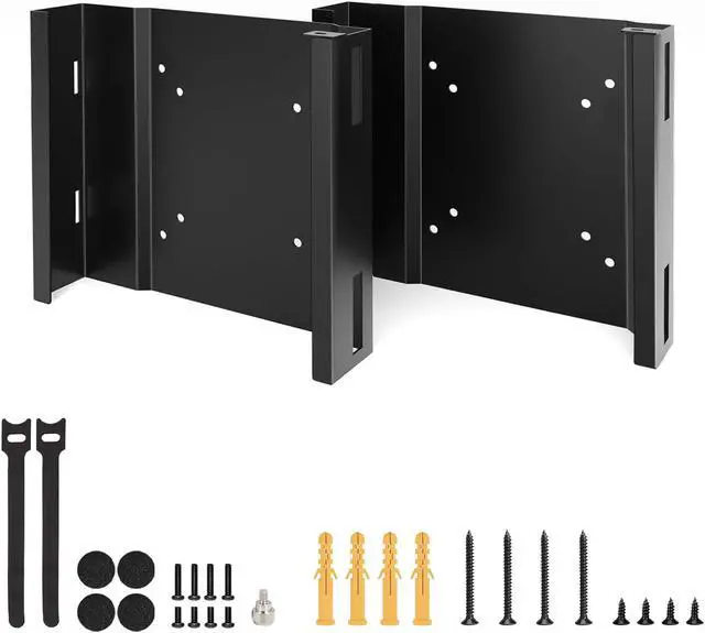 Main image of 2 Pack Mini PC Mount for Dell OptiPlex Micro Form Factor Case Wall VESA and Under Desk Mount for Dell MFF 7080 5070 3000 7060 7090 7010 3060 3040 3046 3050 3090 7080XE Micro PC Mounting Bracket