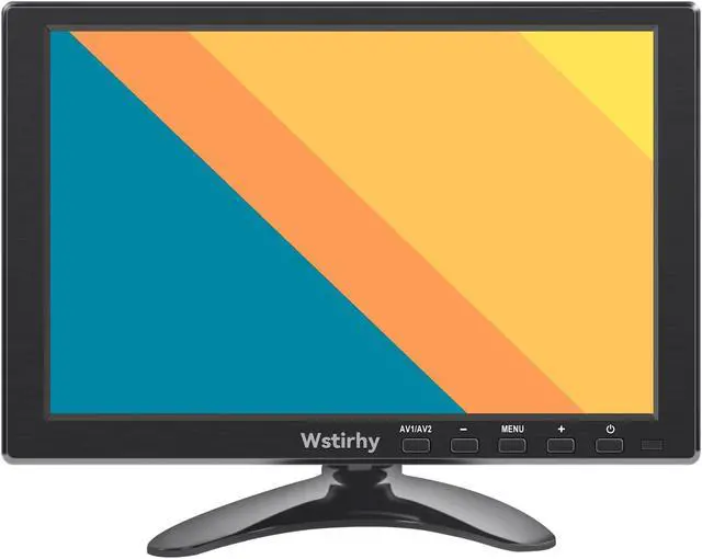 Main image of Wstirhy 10.1 inch Small Monitor (1920x1200) 178deg Screen Display with HDMI VGA AV BNC USB for PC Laptop Computer, Kitchen Monitor Built-in Speaker, VESA, Remote Contro