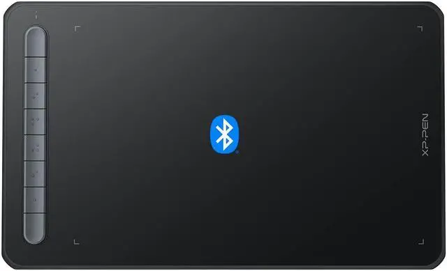 Main image of XPPen Drawing Tablet Deco MW Bluetooth Wireless Computer Graphics Tablet, Battery-Free X3 Stylus and 8 Shortcut Keys, Compatible with Chrome OS, Windows 7/8/10/11, Linux, Mac, Android (8x5 in, Black)