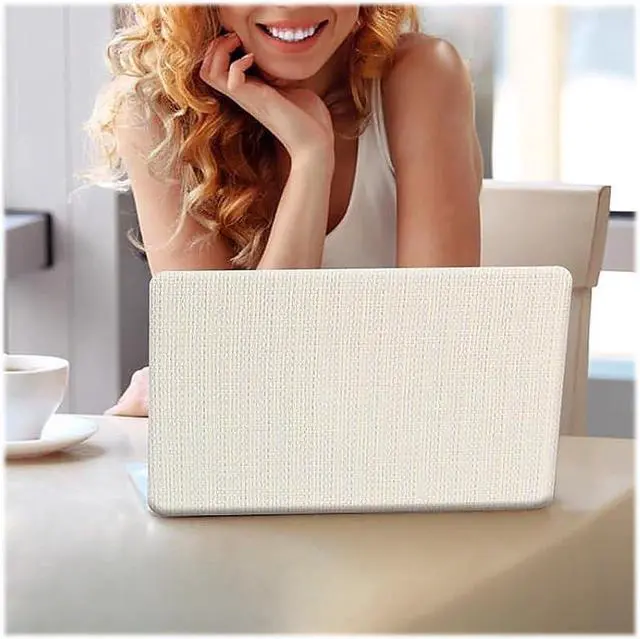 Alt view image 5 of 5 - SaharaCase - Apple MacBook Air 13" M1 Chip Laptops Woven Laptop Case with Silicone KeyPad Cover Woven Fabric, Snap-On, Anti-Slip Grip (Beige)