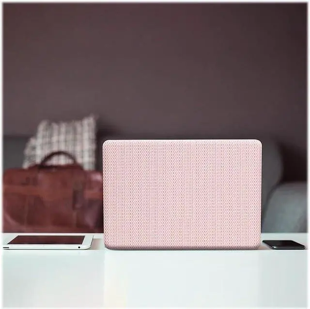 Alt view image 5 of 5 - SaharaCase - Apple MacBook Air 13" M1 Chip Laptops Woven Laptop Case with Silicone KeyPad Cover Woven Fabric, Snap-On, Anti-Slip Grip (Pink)