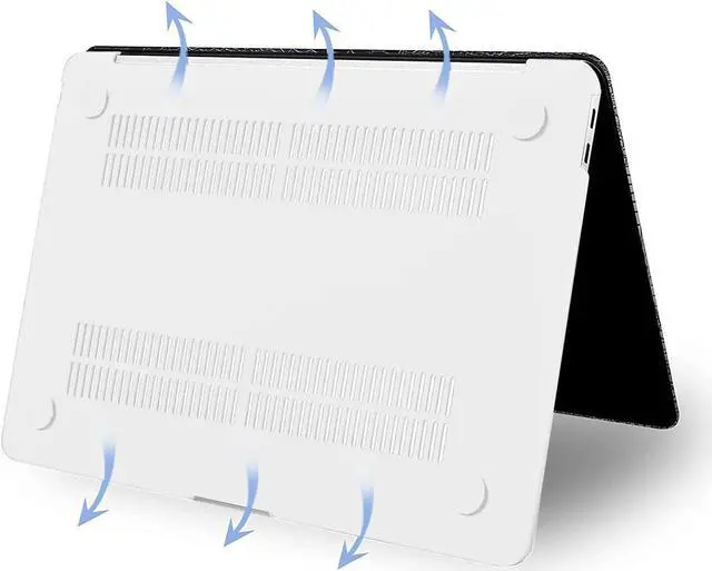 Alt view image 4 of 5 - SaharaCase - Apple MacBook Pro 14" Laptops Woven Case with Silicone KeyPad Cover Woven Fabric, Snap-On, Anti-Slip Grip (Charcoal)