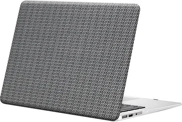 Alt view image 2 of 5 - SaharaCase - Apple MacBook Pro 16" Laptops Woven Case with Silicone KeyPad Cover Woven Fabric, Snap-On, Anti-Slip Grip (Charcoal)