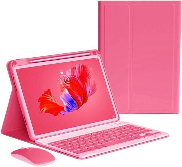 Main image of kaitesi Keyboard Case Mouse for iPad Air 11 inch M2/ Air 5th 4th Generation 10.9", iPad Pro 11 inch 4th/3rd/2nd/1st Gen Keyboard Case Magnetic Detachable Color Keyboard (Dark Pink)