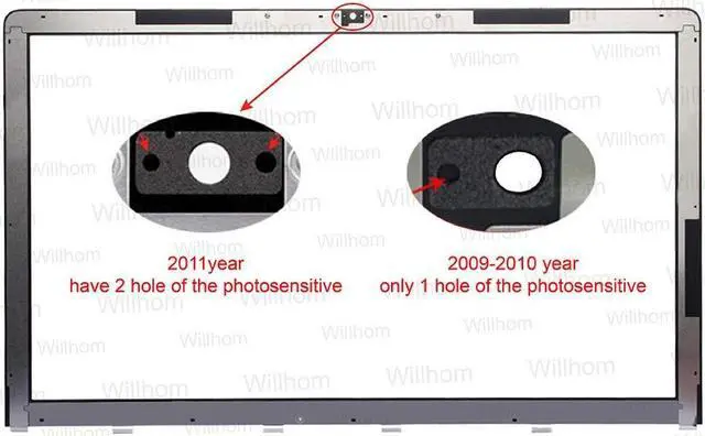 Alt view image 5 of 5 - Willhom LCD Front Glass Panel Replacement for iMac 27 Inch A1312 2011 (27 Inch)