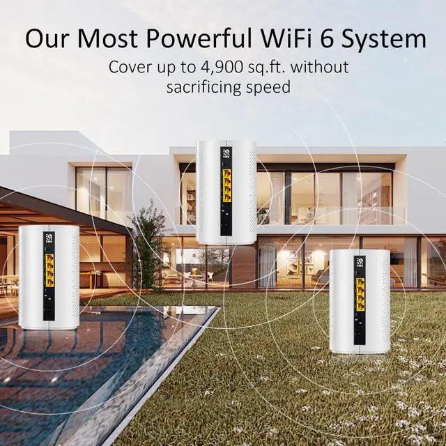 Alt view image 5 of 5 - Wiflyer 5G SA NSA AX3000 WiFi 6 CPE Router for Global Countries, Dual Band Dual SIM Card 5G Cellular Router, Whole Home WiFi 6 Mesh System,Z8105AX-C-RM520NGL