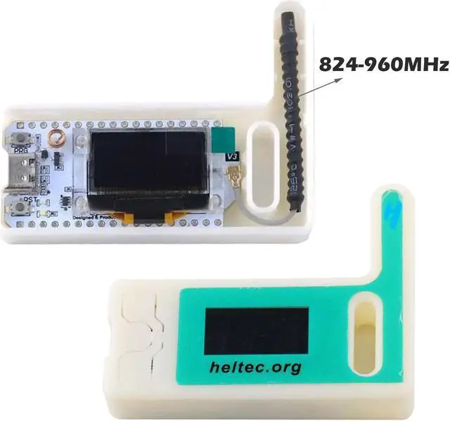 Alt view image 2 of 5 - 2 Sets Esp32 Lora V3 915mhz WiFi+BLE Development Board Kit 0.96inch OLED Display SX1262 + Lora V3 case +824-960MHz Antenna for Arduino NodeMCU IoT