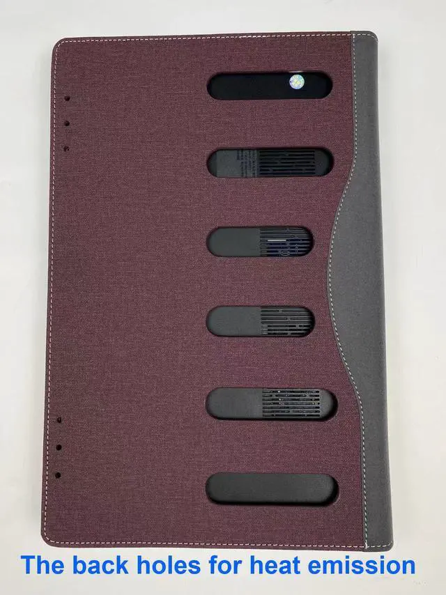 Alt view image 3 of 5 - XJchen Laptop Cover Compatible with HP ZBook Firefly 14 G8 ProBook 440 445 G9 G10 Elitebook 640 645 840 845 G7 x360 1040 G5 G6 Pavilion x360 14-ek Sleeve Protective Skin Pouch (Wine red)