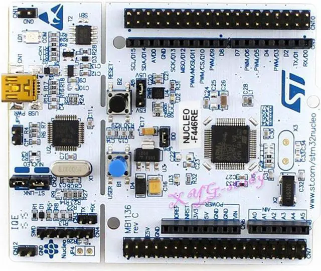 Main image of NUCLEO-F446RE with MCU STM32F446RET6 Supports STM32 Nucleo mbed Development Board integrates ST-LINK/V2-1 @XYGStudy