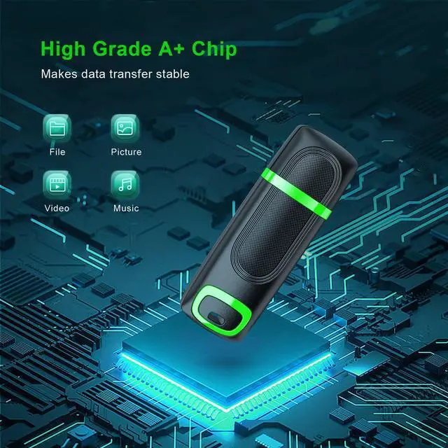 Alt view image 3 of 5 - RAOYI 10 Pack 64GB Flash Drive, USB 3.0 High Speed Memory Stick Thumb Drive Jump Drive Zip Drive for Data Storage and Backup (Multicolor)