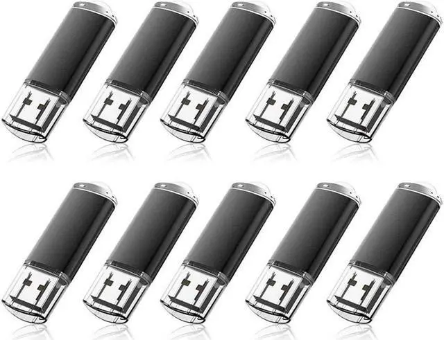 Main image of RAOYI 20 Pack 8GB USB Flash Drive Bulk USB 2.0 Memory Stick Thumb Drive Pen Drive Bundle-Black