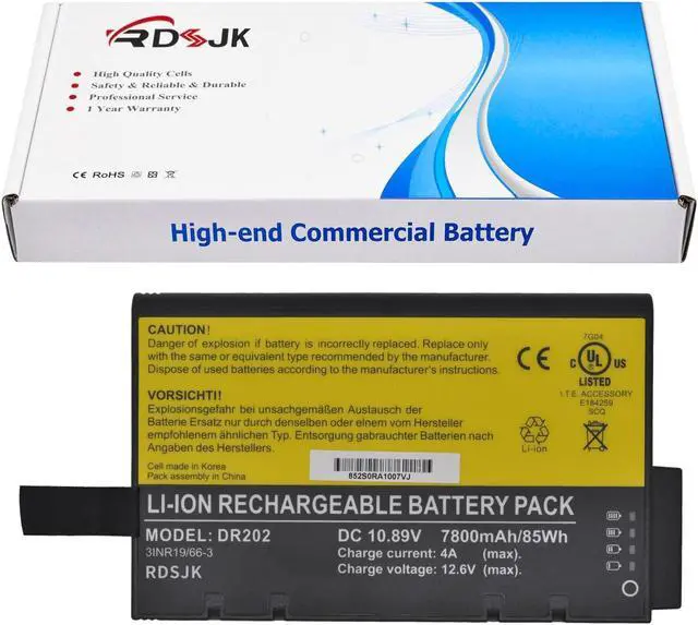 Main image of DR202 ACC-006-591 Laptop Battery for Getac X500 V100 V200 V1010 S400 Series DR202S DR202X LI202S LI202SX RS2020 ME202C ME202EK ME202 ME202A ME202B ME202H BP-LP2900 338911120104 441847500001 HKNN4004A
